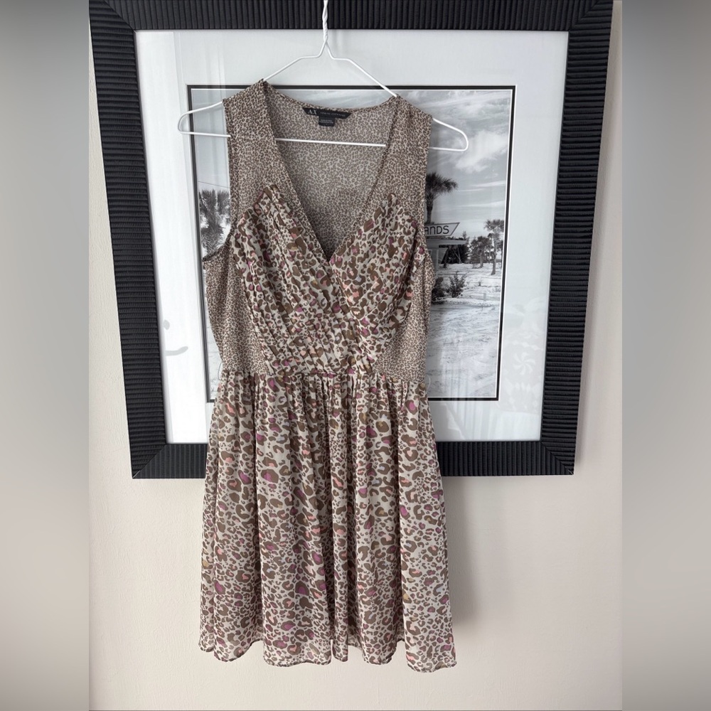 Armani Exchange Leopard Print Mini Dress Size 4